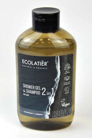 ECLU Gel doccia Shampoo 2 in 1 Pompelmo e Verbena