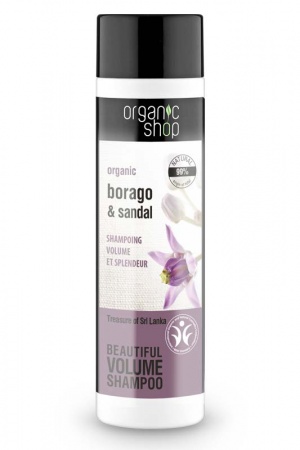 Shampoo volume Organic Borragine e Sandalo