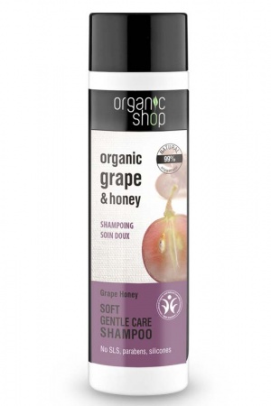 Shampoo cura gentile Organic Miele D'Uva