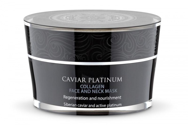 Maschera viso e collo al collagene Caviar Platinum