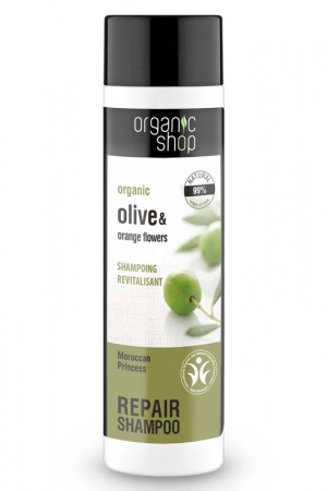 Shampoo riparatore Organic Oliva e fiori d'Arancia