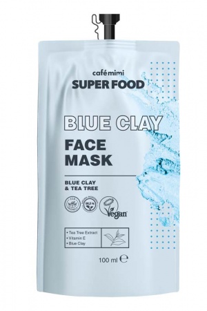 Super Food Maschera Viso Argilla Blu