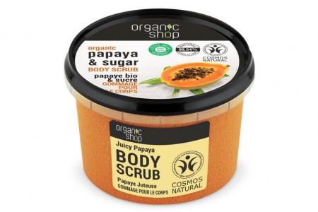 Scrub corpo bio Papaya e Zucchero