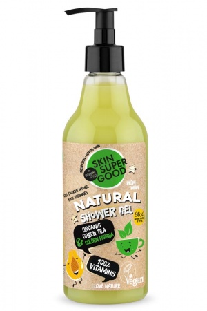 Gel doccia vitaminico Té verde e Papaia dorata Skin Super Good
